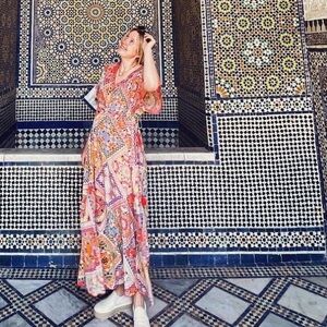 Johnny Was Silk Thalia Maxi Dress